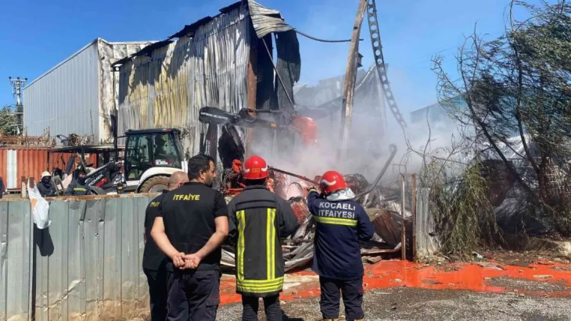 Yangın, uzun uğraşlar neticesinde söndürüldü