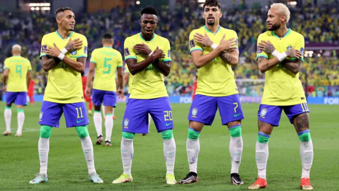 Brezilya, çeyrek final biletini 4 golle aldı