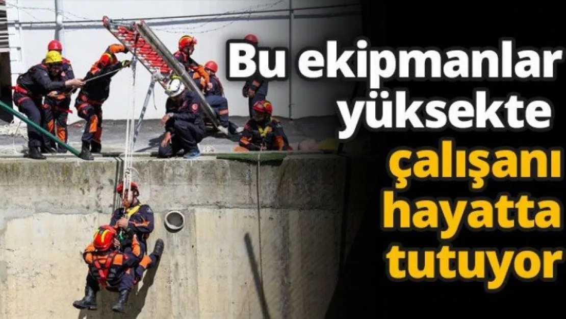 Bu ekipmanlar yüksekte çalışanı hayatta tutuyor
