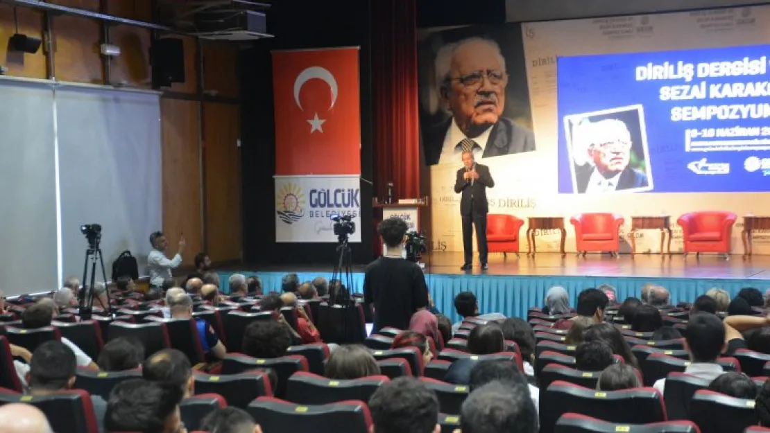 Bu sempozyum Sezai Karakoç'a ithaf edildi