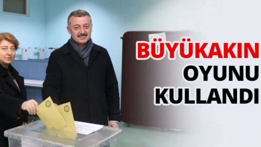 Büyükakın oyunu kullandı