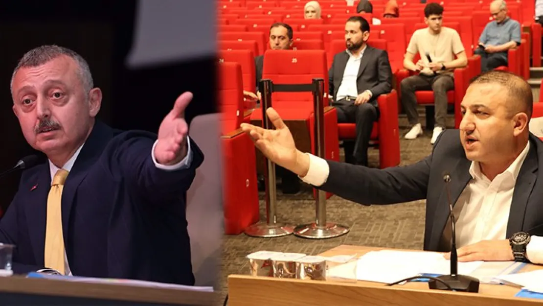 Büyükşehir Belediye meclisinde canlı yayın gerginliği