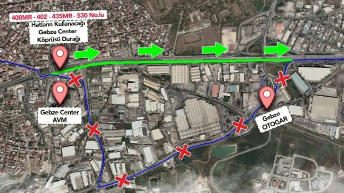 Büyükşehir'den güzergâh düzenlemesi
