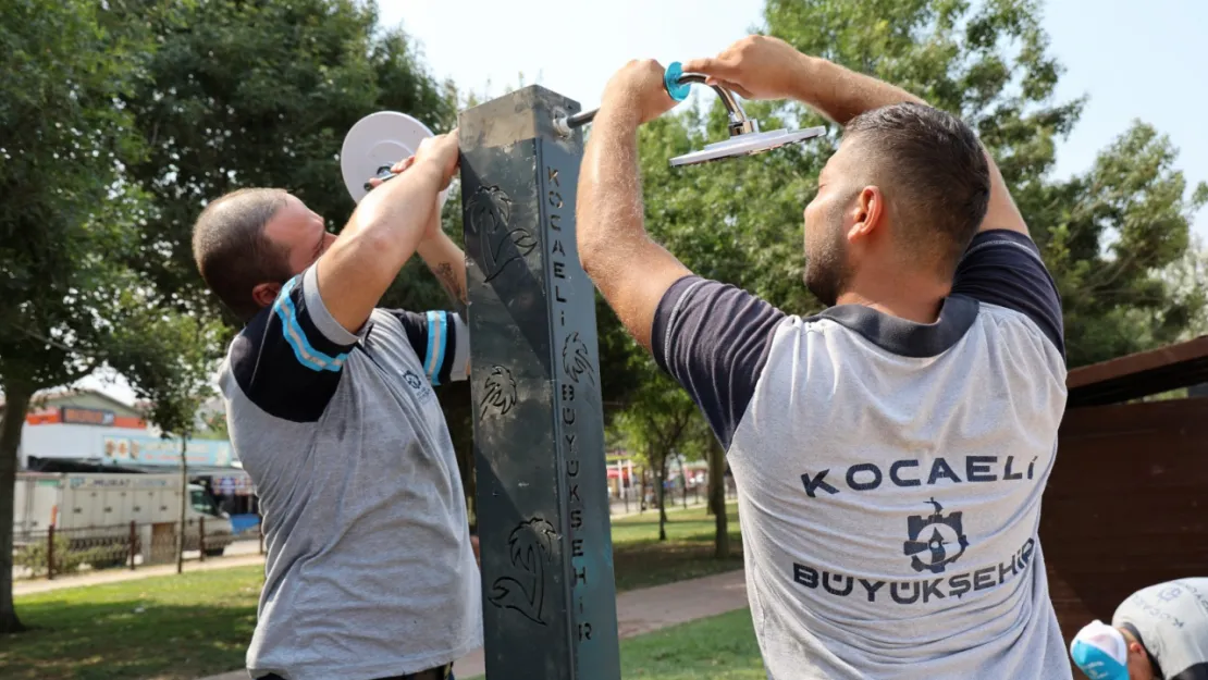 Büyükşehir'den sahillerde su tasarrufu hamlesi