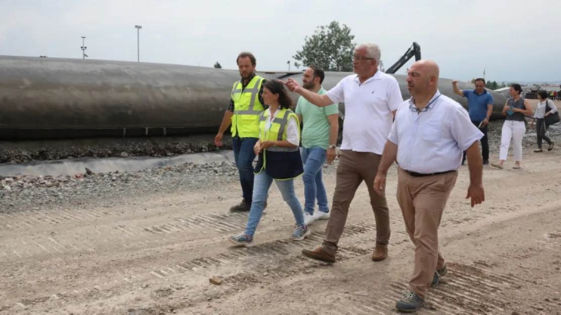 Büyükşehir'in çevre çalışmaları okul gibi