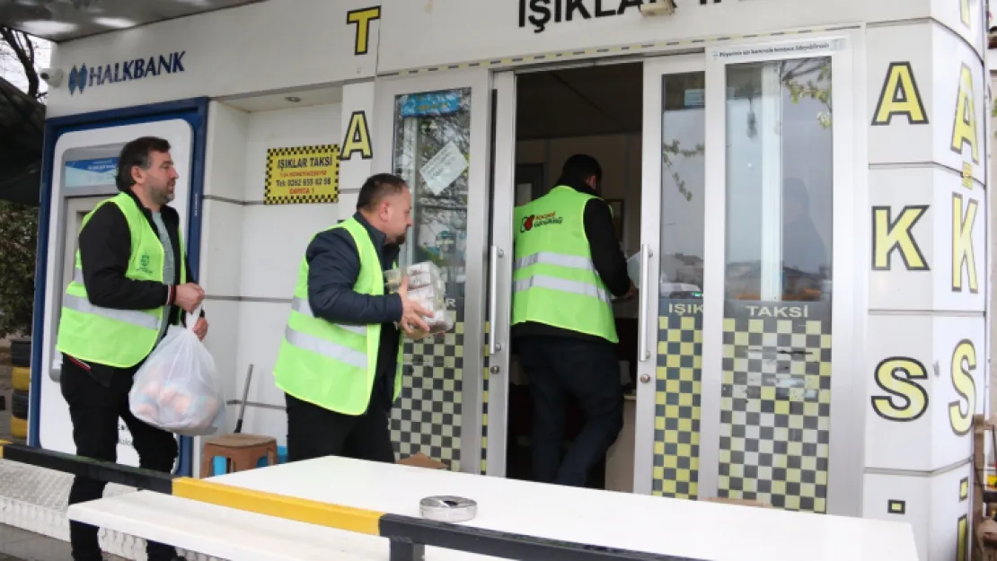 Büyükşehir, Ramazan ayında taksici esnafını unutmuyor