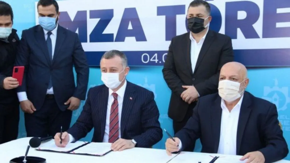 Büyükşehir'de  toplu iş sözleşmesi imzalandı