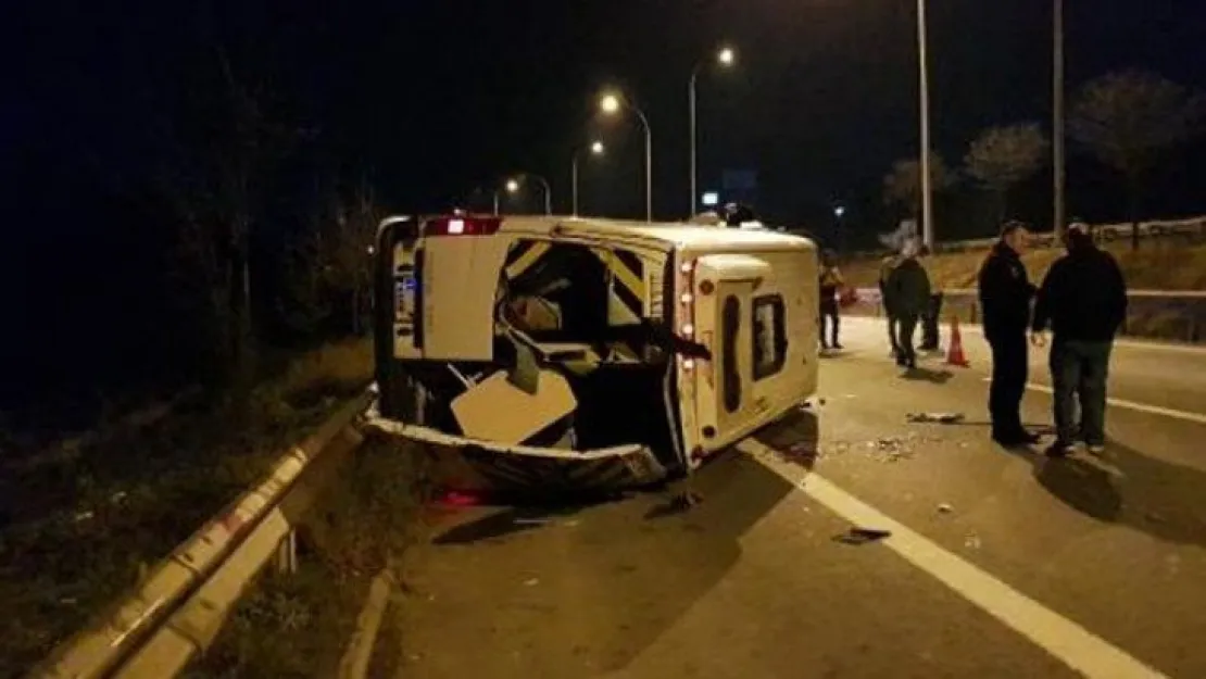 Çayırova'da korkunç kaza: 10 yaralı