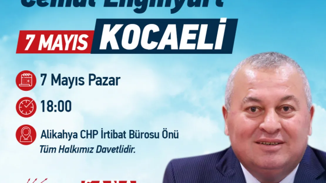 Cemal Enginyurt Kocaeli'ye geliyor