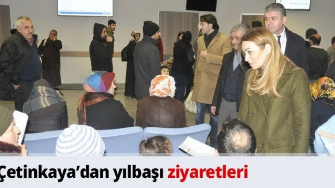 Çetinkaya'dan yılbaşı ziyaretleri