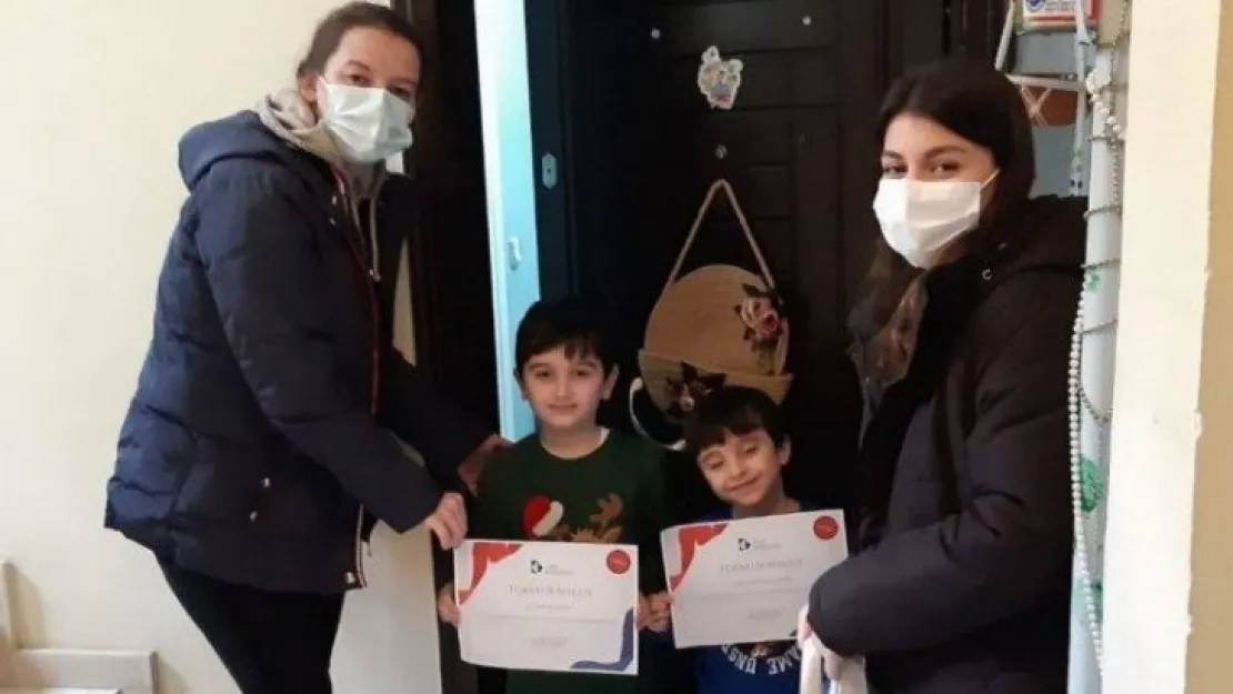 Çevreci kardeşlere teşekkür belgesi
