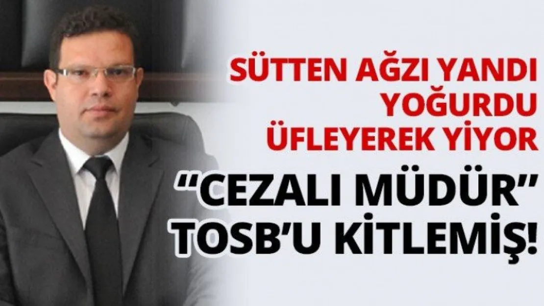 'Cezalı müdür' TOSB'u kitlemiş!