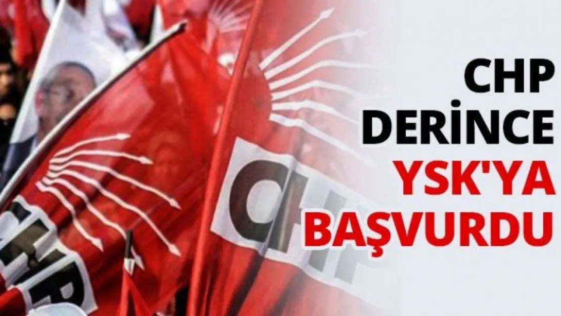 CHP Derince YSK'ya başvurdu