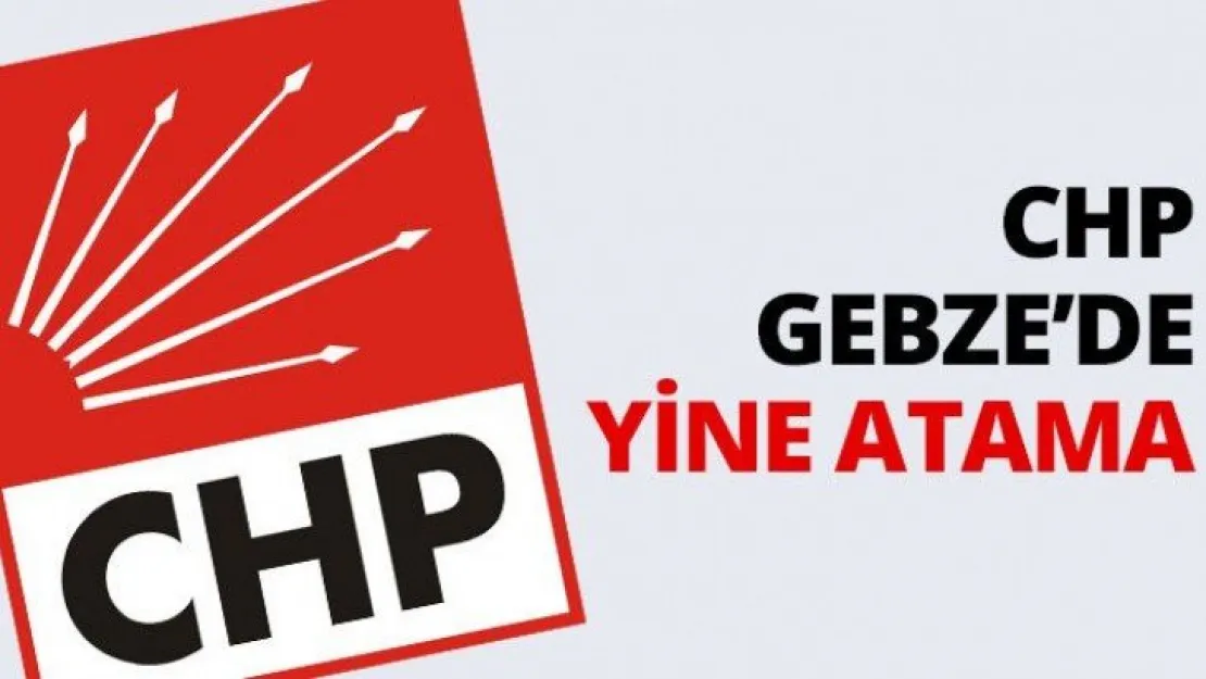 CHP Gebze'de yine atama