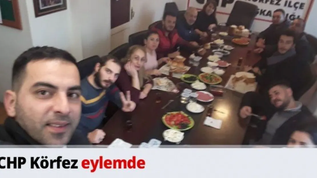 CHP Körfez eylemde