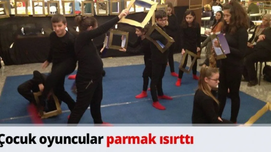 Çocuk oyuncular parmak ısırttı