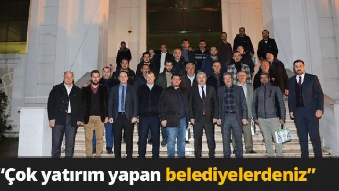'Çok yatırım yapan belediyelerdeniz'