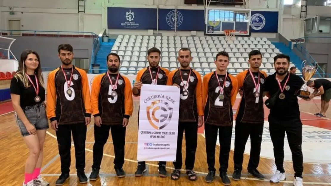 Çukurova Görme Engelliler Spor Kulübü Kocaeli'nde güldü