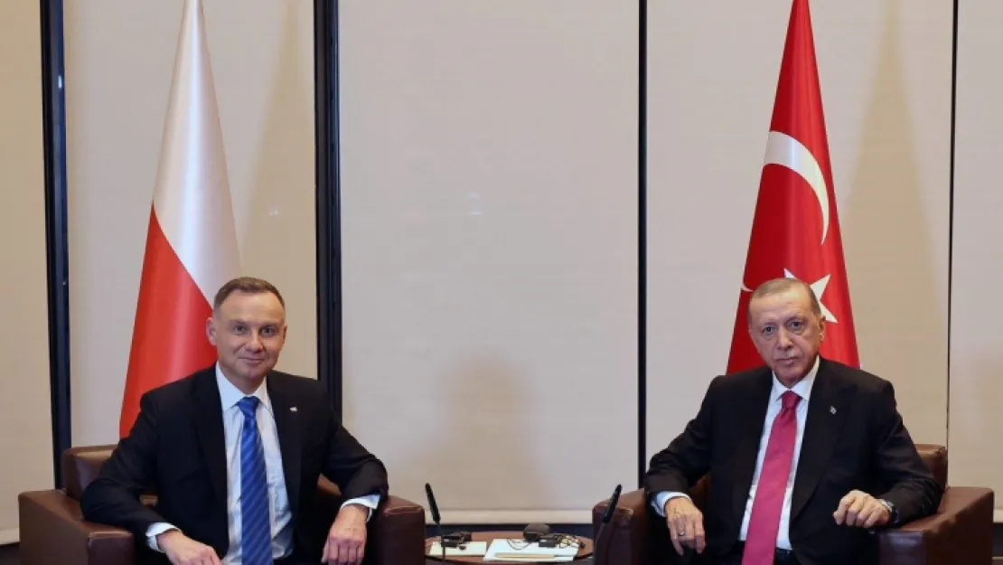 Cumhurbaşkanı Erdoğan, Polonya Cumhurbaşkanı Duda ile görüştü