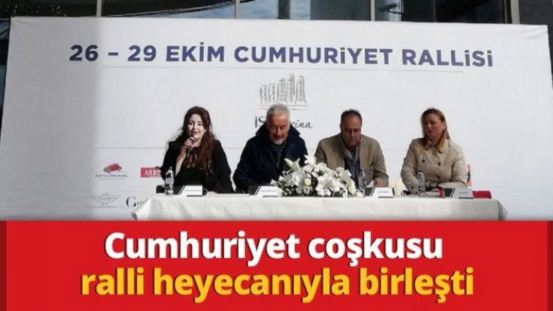 Cumhuriyet coşkusu ralli heyecanıyla birleşti