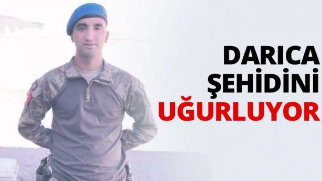 Darıca şehidini uğurluyor