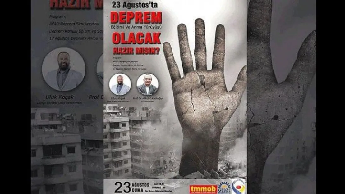 'Deprem olacak hazır mısınız?'