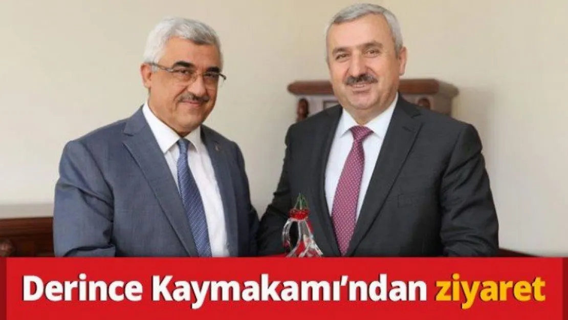 Derince Kaymakamı'ndan ziyaret