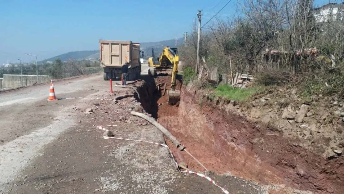 Derince Trafo Sokakta üstyapı çalışması