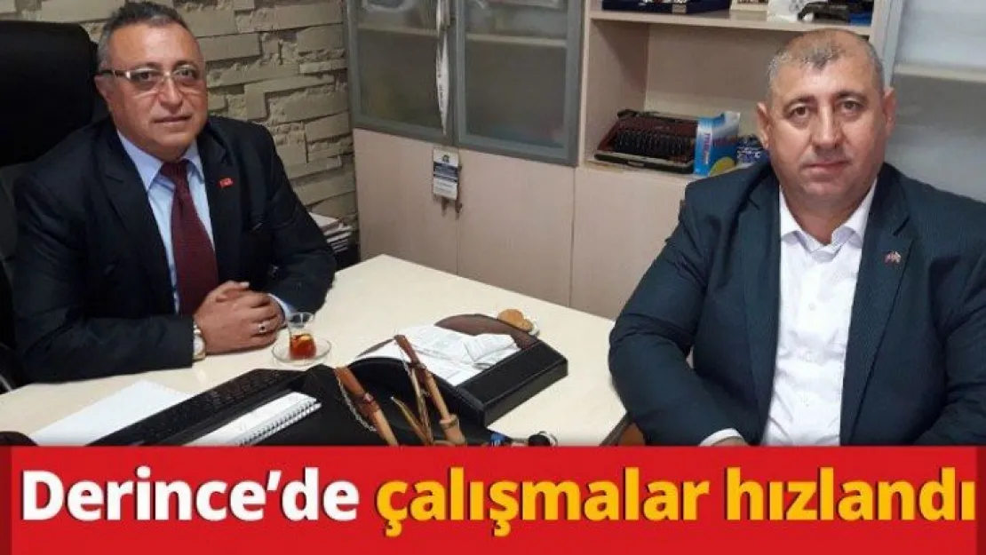 Derince'de çalışmalar hızlandı