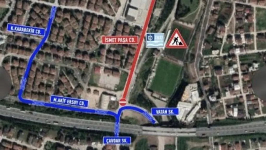 Derince'de geçici trafik düzenlemesi!