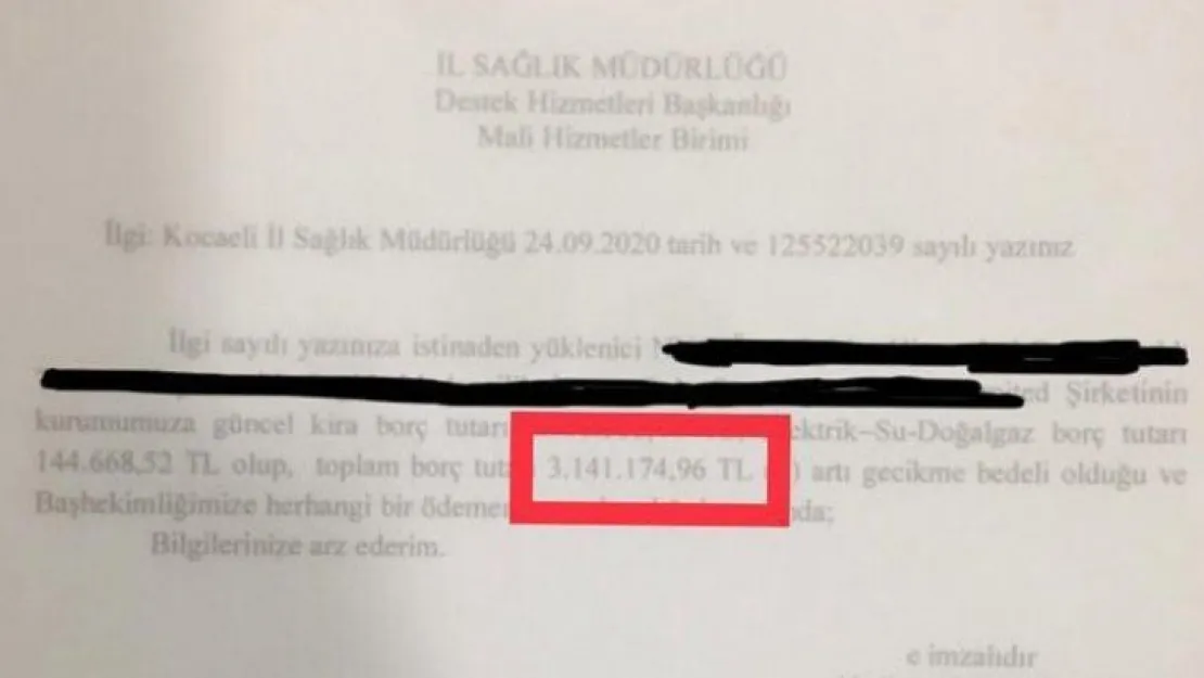 Devlete 3 milyon lira kira borcunu ödemiyor!