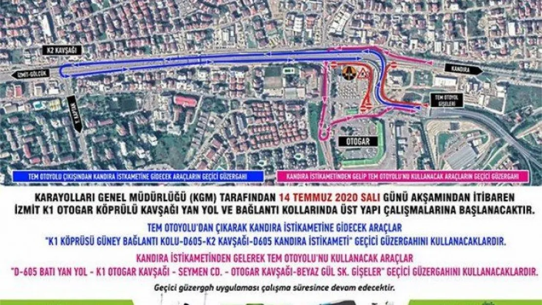 Dikkat! O yol trafiğe kapatılacak
