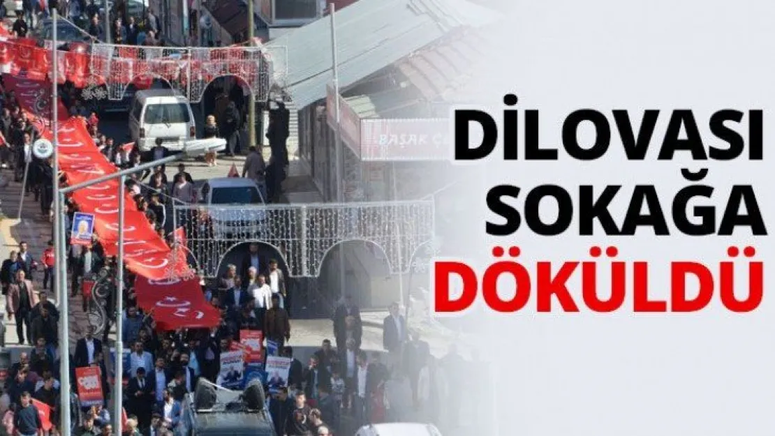 Dilovası Sokağa döküldü