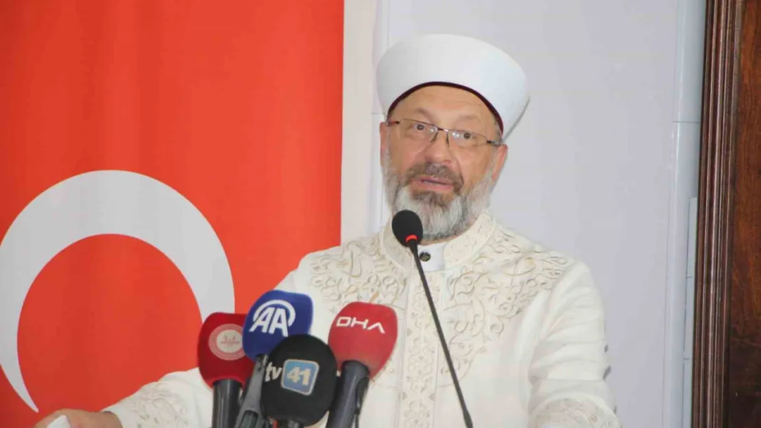 Diyanet İşleri Başkanı Erbaş Kocaeli'de konuştu