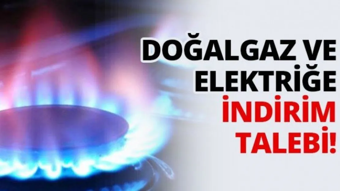 Doğalgaz ve Elektriğe indirim talebi!