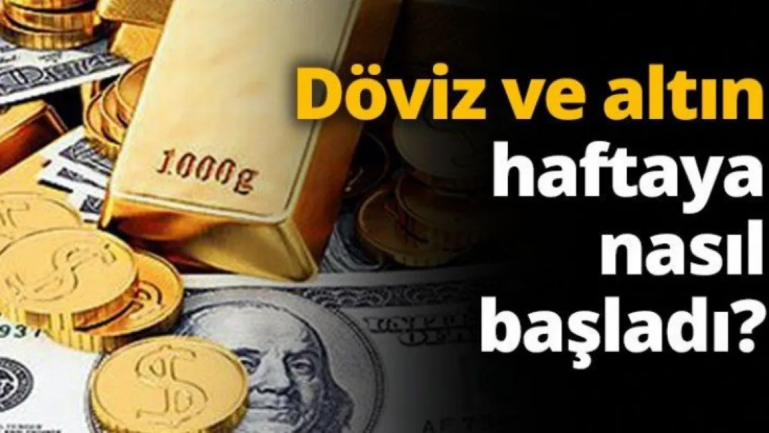Döviz ve altın haftaya nasıl başladı?