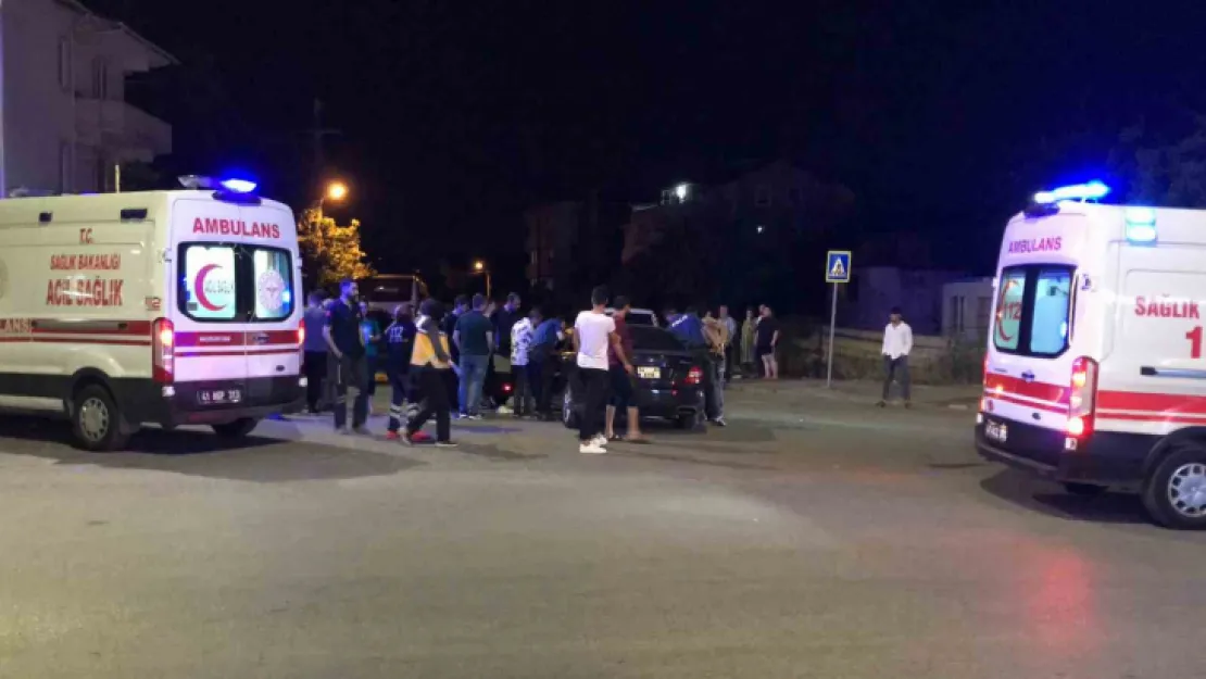 Düğün konvoyunda kavga çıktı
