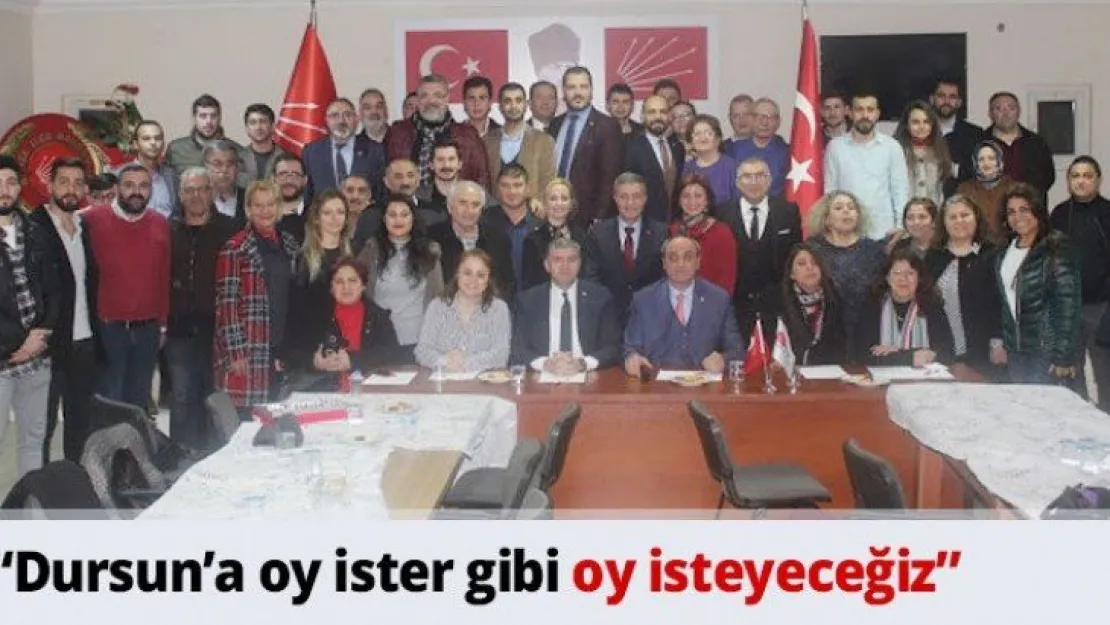 'Dursun'a oy ister gibi oy isteyeceğiz'