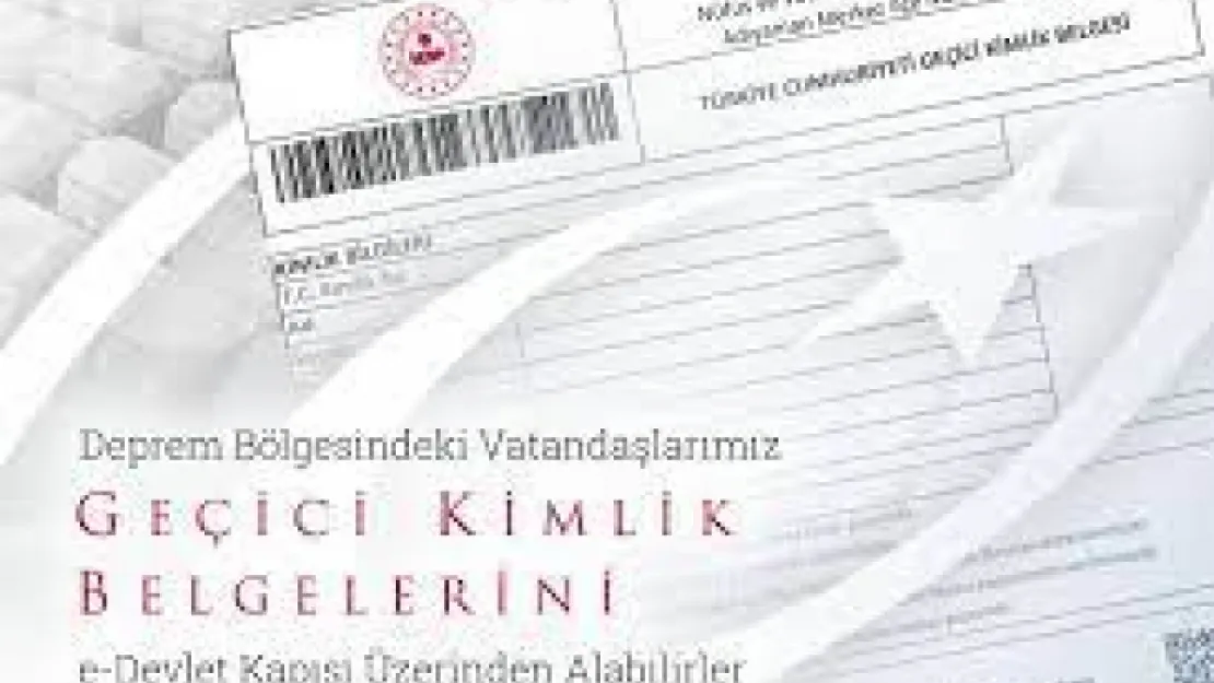 e-Devlet'ten depremzedeler için yeni hizmet