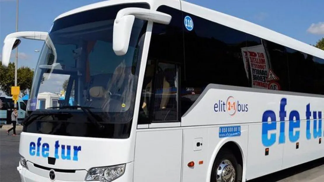 Efe Tur şoförü yolu kaybetti!