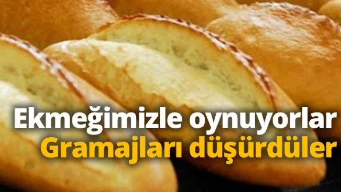 Ekmeğimizle oynuyorlar