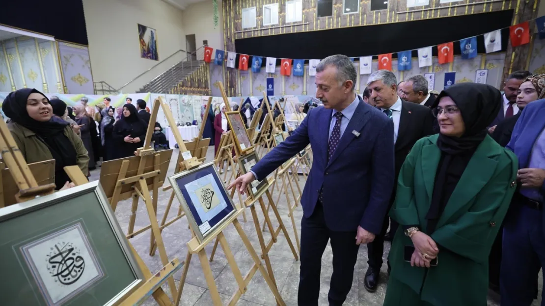 El emeği ürünler sergilendi