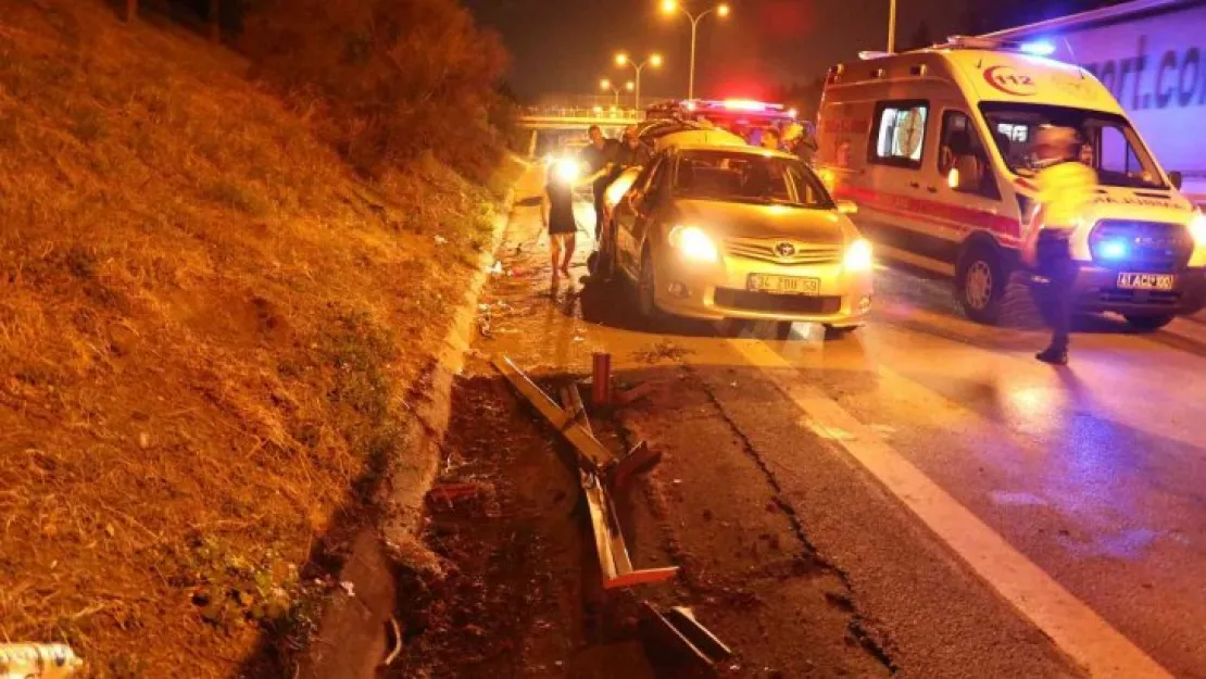 Yol üzerinde durunca kazaya sebep oldu
