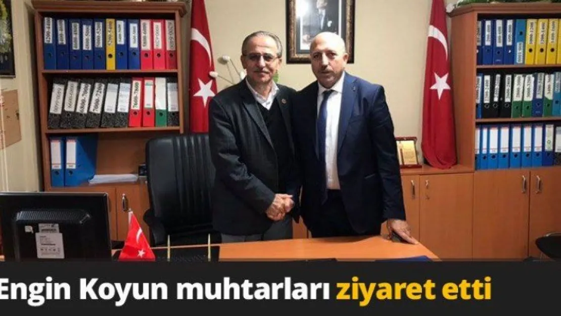 Engin Koyun muhtarları ziyaret etti