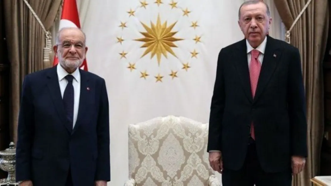 Erdoğan ile Karamollaoğlu görüştü