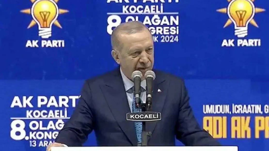 Erdoğan Kocaeli'de konuştu: Türkiye'nin yoluna devam etmesi gerekmektedir