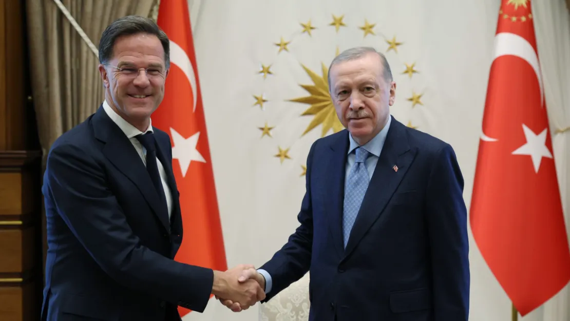 Erdoğan, NATO Genel Sekreteri Rutte'yi kabul etti