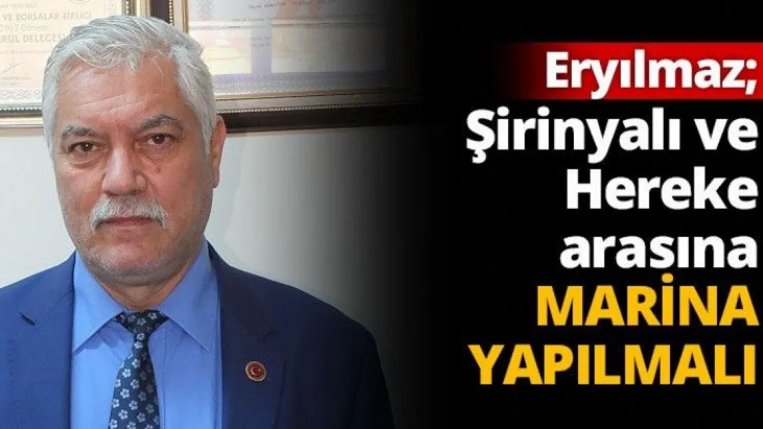 Eryılmaz  Şirinyalı ve Hereke arasına marina yapılmalı