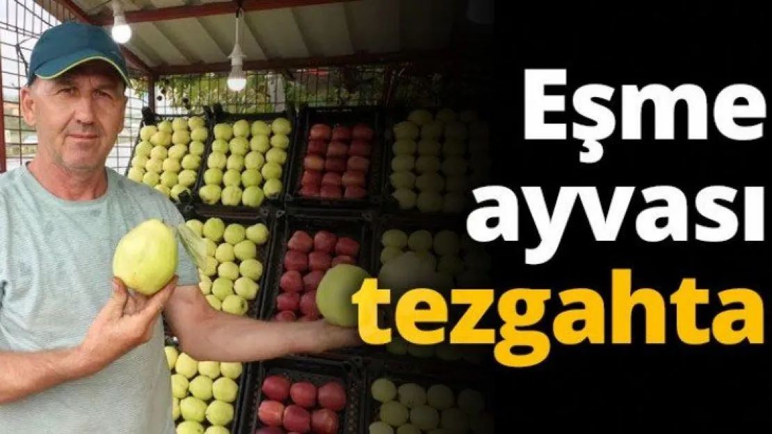 Eşme ayvası tezgahta