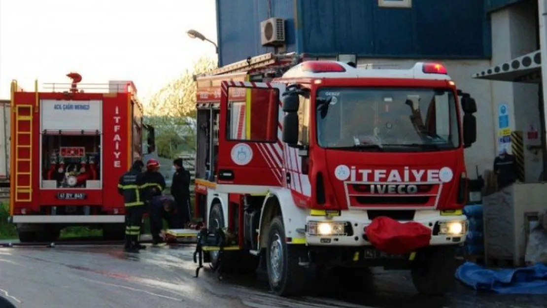 Fabrika fırınının patlaması paniğe sebep oldu